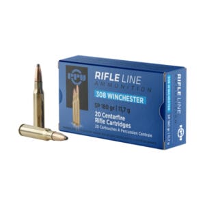 PPU SP .308 Winchester 180 Grain Centerfire Rifle Ammo