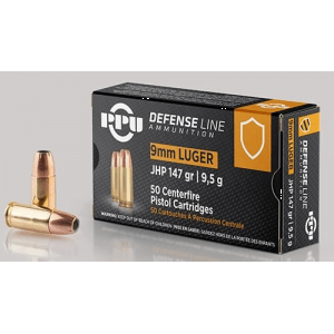 PRIVI 9mm Luger JHP 147gr 50Rds Ammo