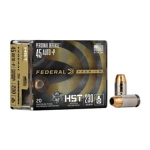 Personal Defense Hst 45 Auto +p Ammo - 45 Acp +p 230gr Hst Jacketed Hollow Point 20/Box