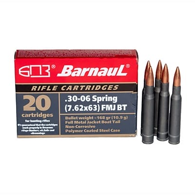 Polycoated 30-06 Springfield Full Metal Jacket Ammo - 30-06 Springfield 168gr Full Metal Jacket 500/Case