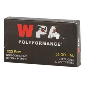 Polyformance Ammo 223 Remington 55gr Fmj - 223 Remington 55gr Full Metal Jacket 20/Box