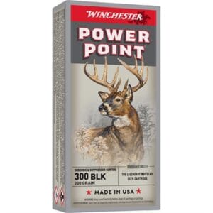 Power Point 300 Blackout Rifle Ammo - 300 Aac Blackout 200gr Power Point 20/Box