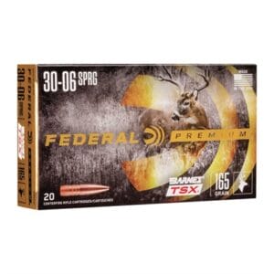 Premium 30-06 Springfield Ammo - 30-06 Springfield 165gr Barnes Tsx 20/Box