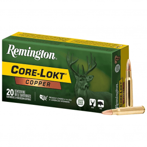 REMINGTON Core-Lokt Copper 30-06 Sprg 150 Grain 20rd/Box Rifle Ammo (R27853)