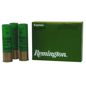 REMINGTON Express Mag 12 Gauge 3.5in 00 Buck Ammo, 5 Round Box (1235B00)