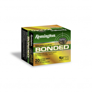 REMINGTON Golden Saber Bonded .40 S&W 180Gr BBJHP 20rd Box Ammo (29365)