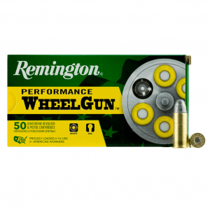 REMINGTON Performance WheelGun .44 S&W Special 246gr Lead Round Nose 50/Box Handgun Ammo (22333)