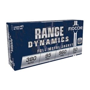 Range Dynamics 380 Auto Ammo - 380 Auto 95gr Full Metal Jacket 50/Box