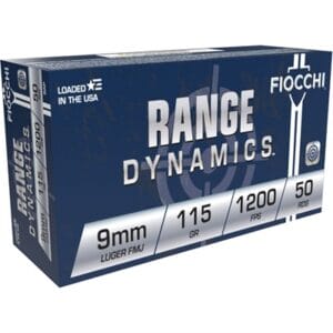 Range Dynamics 9mm Luger Ammo - 9mm Luger 115gr Full Metal Jacket 1,000/Case