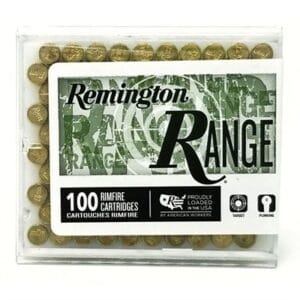 Range High Velocity 22 Long Rifle Ammo - 22 Long Rifle 40gr Lead Round Nose 100/Box