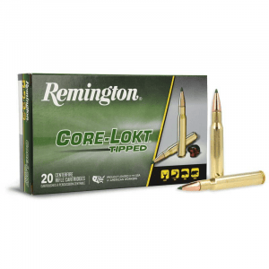 Remington Core-Lokt Tipped Rifle Ammunition .30-06 165gr PT 2820 fps 20/ct