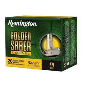 Remington Golden Saber Defense 357 Magnum 125gr BJHP Handgun Ammo - 20 Rounds