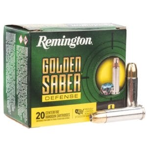 Remington Golden Saber Defense 38 Special +P 125gr BJHP Handgun Ammo - 20 Rounds