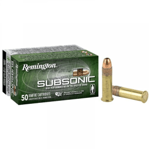 Remington Subsonic Rimfire Ammunition .22 LR 40gr HP 1050 fps 50/ct