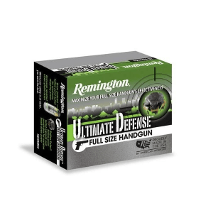 Remington Ultimate Defense Handgun Ammunition .380 Auto 102 gr BJHP 940 fps 20/ct