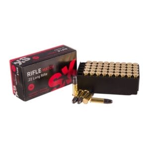 Rifle Match Ammo 22 Long Rifle 40gr Lead Round Nose - 22 Long Rifle 40gr Lead Round Nose 50/Box