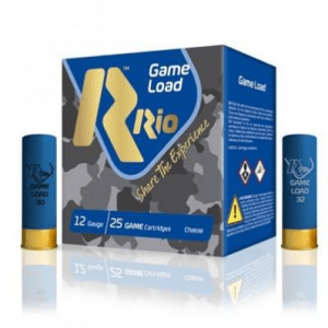 Rio Top Game Shotshells 12 ga 2-3/4" 1-1/4 oz 1250 fps #8 25/ct