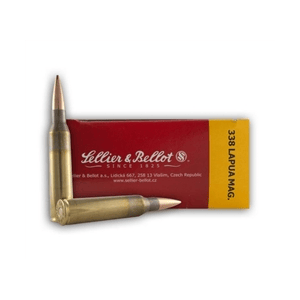 SELLIER & BELLOT 338 Lapua Mag 300 Grain HPBT Ammo, 10 Round Box (SB338LMB)