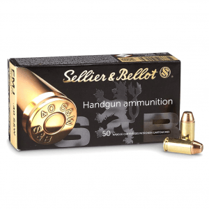 SELLIER & BELLOT 40 S&W 180Gr FMJ Handgun Ammo (SB40B)