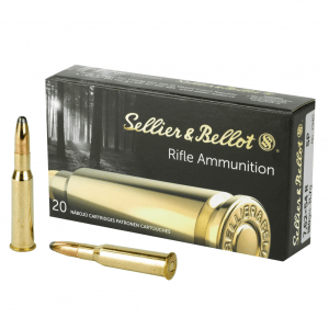 SELLIER & BELLOT 7.62x54R 180Gr Soft Point Rifle Ammo (SB76254RB)