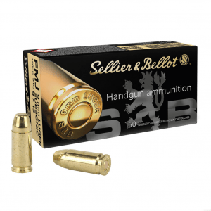 SELLIER & BELLOT 9mm Luger Subsonic 140gr Full Metal Jacket 50rd/Box Handgun Ammo (SB9SUBA)