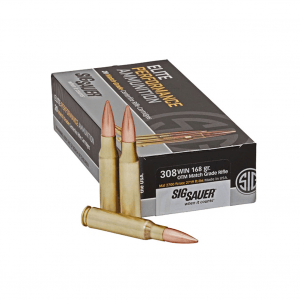 SIG SAUER Elite Performance Match Grade .308 Win 168 Grain OTM Ammo 20 Round Box (E308M1-20)