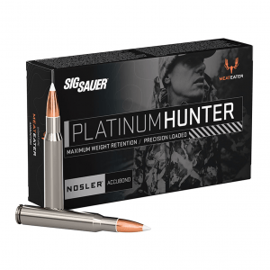 SIG SAUER Platinum Hunter 30-06 Sprg 180gr Nosler Accubond 20rd/ Box Rifle Ammo (E3006PH180-20)