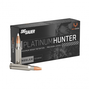 SIG SAUER Platinum Hunter 308 Win 165 Grain Nosler Accubond Ammo (E308PH165-20)