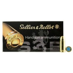 Sellier & Bellot 9mm Luger 140gr FMJ Handgun Ammo - 50 Rounds