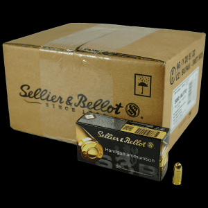 Sellier & Bellot Pistol & Revolver Ammo .380 ACP 92 gr FMJ 955fps 1000/ct Case (20 boxes 50/ct)