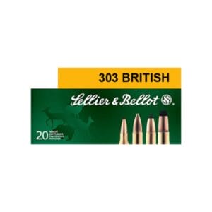 Sellier &Bellot .303 British 180 Grain FMJ Centerfire Rifle Ammo