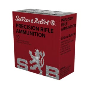 Sellier &Bellot .338 Lapua Magnum 300 Grain Boat Tail Hollow Point Centerfire Rifle Ammo