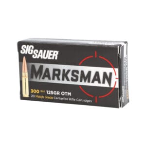 Sig Sauer Elite Performance Match Grade .300 AAC Blackout 125 Grain Centerfire Rifle Ammo