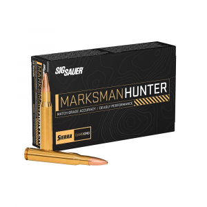 Sig Sauer Marksman Hunter GameKing Rifle Ammunition .30-06 Sprg 165gr HPBT 2800 fps 20/ct