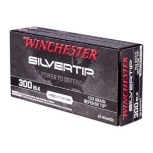 Silvertip 300 Blackout Ammo - 300 Aac Blackout 150gr Defense Tip 20/Box