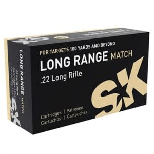 Sk Long Range Match 22 Long Rifle Ammo - 22 Long Rifle 40gr Lead Round Nose 500/Box