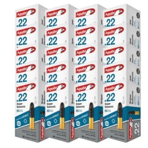 Sniper Subsonic 22 Long Rifle Rimfire Ammo - 22lr 60gr Sniper Subsonic Lead Solid Point 1000/Case