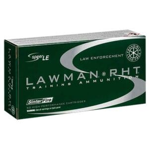 Speer Lawman Training RHT 40 S&W 125Gr Handgun Ammo - 50 Rounds