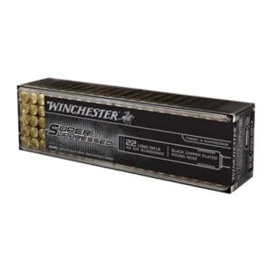 Super Suppressed 22 Long Rifle Ammo - Super Suppressed 22 Lr 45gr Copper Plated Round Nose 100/Box