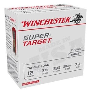 Super Target 12 Gauge Shotgun Ammo - 12 Gauge 2-3/4'''' 1oz #7.5 25/Box