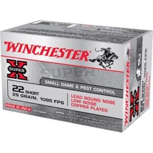 Super-X Ammo 22 Short 29gr Lead Round Nose - 22 Short 29gr Lead Round Nose 50/Box