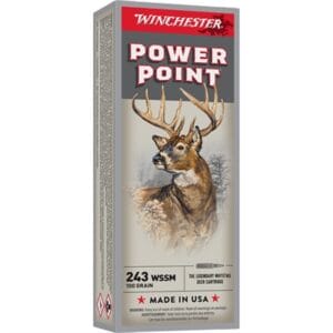 Super-X Ammo 243 Wssm 100gr Power-Point - 243 Wssm 100gr Power-Point 20/Box