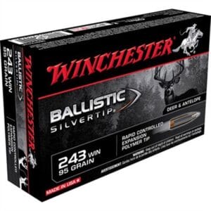 Supreme Ballistic Silvertip Ammo 243 Winchester 95gr Bst - 243 Winchester 95gr Ballistic Silver Tip 20/Box