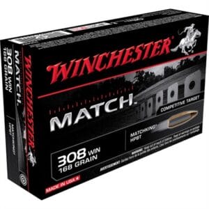 Supreme Match Ammo 308 Winchester 168gr Hpbt - 308 Winchester 168gr Hollow Point Boat Tail 20/Box