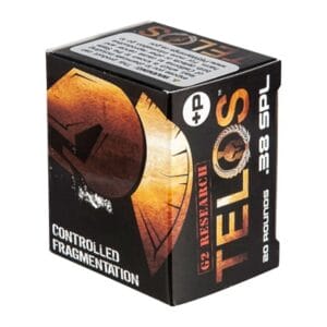 Telos 38 Special +p Ammo - 38 Special +p 105gr Hollow Point 20/Box