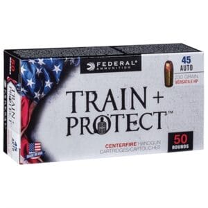 Train + Protect 45 Auto Ammo - 45 Acp 230gr Versatile Hollow Point 50/Box