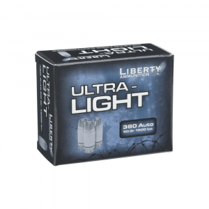 Ultra-Light Ammunition .380 ACP 50gr Copper Mono Frag HP 20/rd