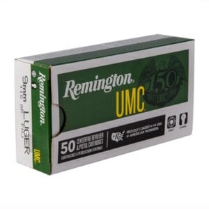 Umc 9mm Luger Ammo - Umc 9mm Luger 115gr Full Metal Jacket 50/Box