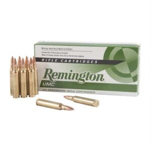 Umc Ammo 223 Remington 55gr Fmj - 223 Remington 55gr Full Metal Jacket 20/Box