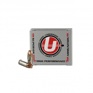 Underwood Ammo Xtreme Defender Handgun Ammunition 9mm Luger 68gr Monolithic Solid 1700 fps 20/ct